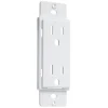 TayMac Masque 5000 Series White 1 gang Plastic Duplex Adapter Plate 1 pk