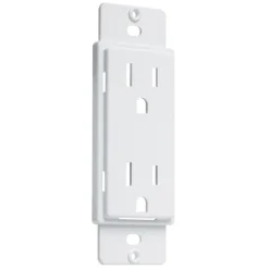 TayMac Masque 5000 Series White 1 gang Plastic Duplex Adapter Plate 1 pk