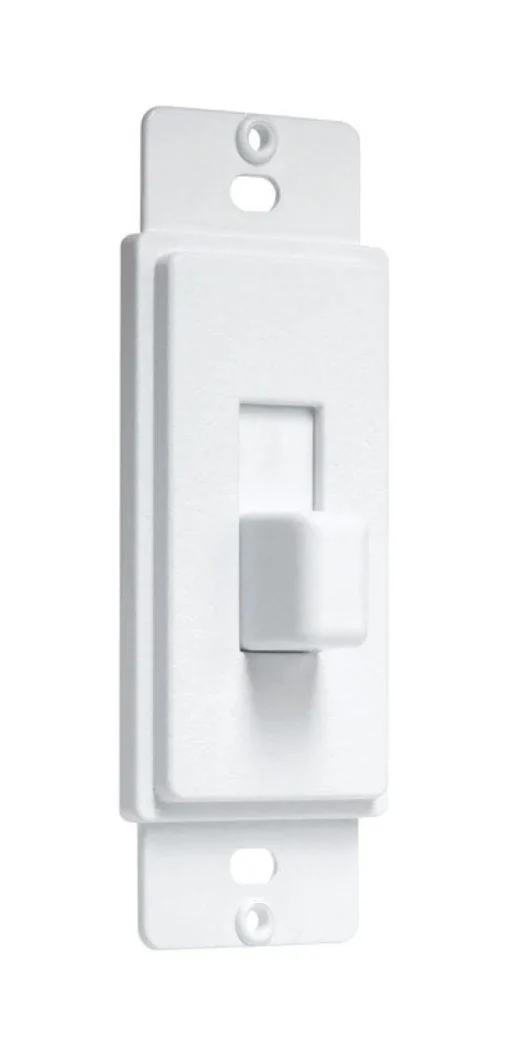 TayMac Masque 5000 White 1 gang Plastic Toggle Adapter Plate 1 pk