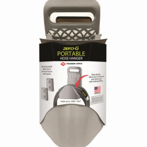 Teknor Apex Zero-G 100 ft. Gray Wall Mounted Hose Hanger