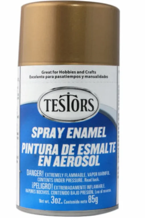 Testor'S 1244t 3 Oz Gold Metallic Spray Enamel (Pack of 3)