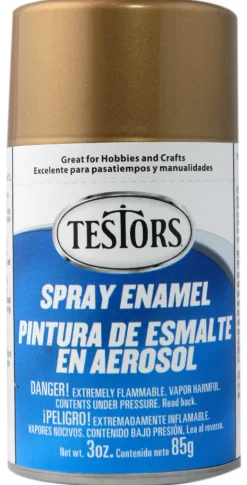 Testor'S 1244t 3 Oz Gold Metallic Spray Enamel (Pack of 3)