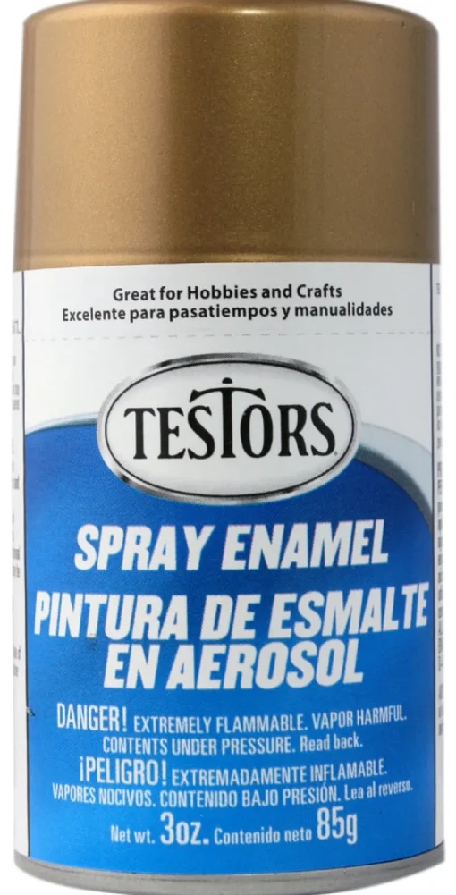 Testor'S 1244t 3 Oz Gold Metallic Spray Enamel (Pack of 3)