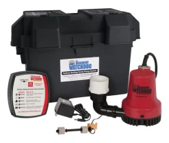The Basement Watchdog 1/4 HP 2,000 gph Thermoplastic Dual Reed Switch Battery Backup Sump Pump