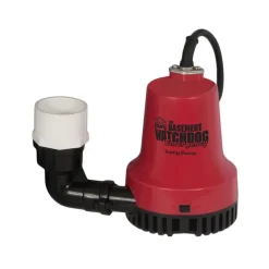 The Basement Watchdog 1/4 HP 2,000 gph Thermoplastic Dual Reed Switch Battery Backup Sump Pump