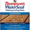 Thompson's WaterSeal Transparent Chestnut Brown Waterproofing Wood Stain and Sealer 1 gal