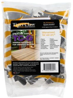 TigerClaw Hidden Deck Fastener 90 pk