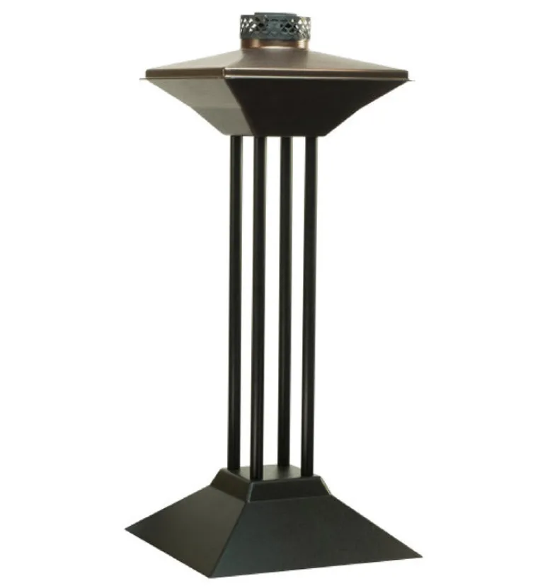 Tiki Cordoba Bronze Steel 28 in. Pedestal Outdoor Torch 1 pk (Pack of 2)