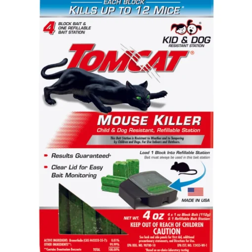 Tomcat Bait Station Blocks For Mice 1 pk