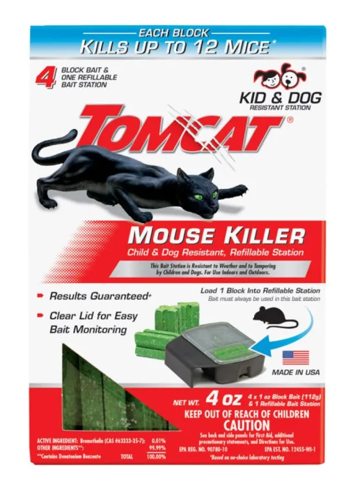 Tomcat Bait Station Blocks For Mice 1 pk