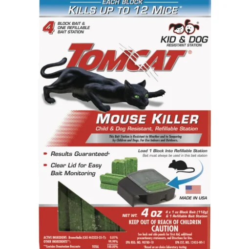 Tomcat Bait Station Blocks For Mice 1 pk