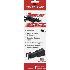 Tomcat Small Live Catch Animal Trap For Mice 1 pk