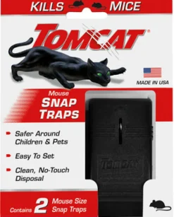 Tomcat Small Snap Trap For Mice 2 pk