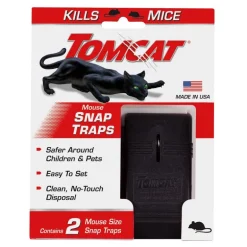 Tomcat Small Snap Trap For Mice 2 pk