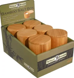 Totally Bamboo 6 oz Brown Salt Cellar 1 pk
