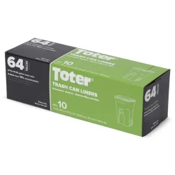 Toter 64 gal Cart Liner Quick Tie 10 pk