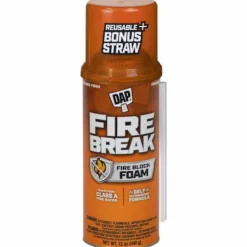 Touch 'n Foam Fire Break Orange Polyurethane Foam Sealant 12 oz