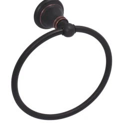 TOWEL RING ORB ZINC 1PK