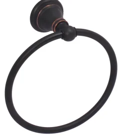 TOWEL RING ORB ZINC 1PK