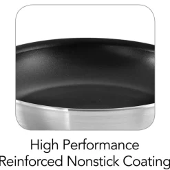 Tramontina Aluminum Fry Pan 10 in. Silver
