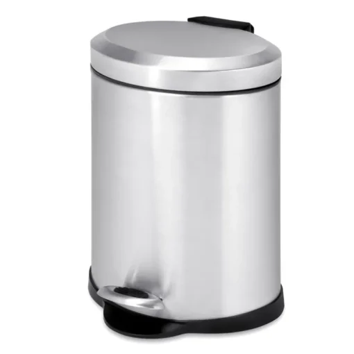 TRASH CAN OVAL SS 1.3GAL
