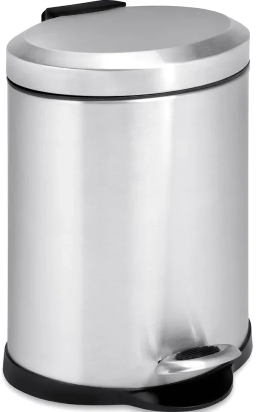 TRASH CAN OVAL SS 1.3GAL