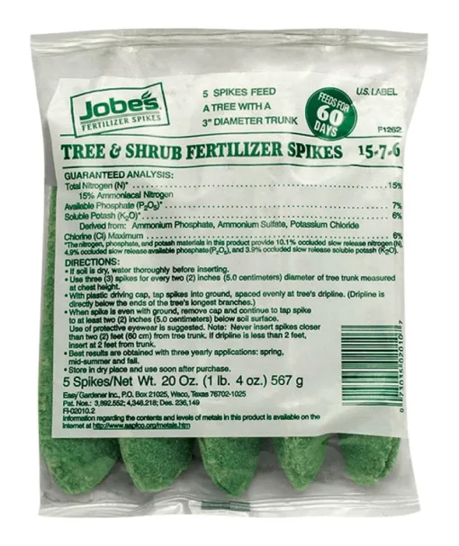 Tree & Shrub Spikes, 15-3-3, 5-Pk.