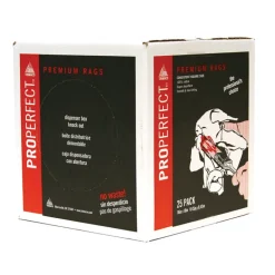 Trimaco ProPerfect 18 in. W X 18 in. L White Cotton Rags