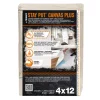 Trimaco Stay Put 4 ft. W X 12 ft. L Canvas Drop Cloth 1 pk