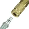 Tru Flate 13-301 1/4" Female Npt Coupler With 1/4" Male Npt Plug