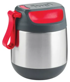 Trudeau 12 oz Black/Silver Vacuum Insulated Food Jar 1 pk