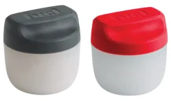 Trudeau 1-1/2 oz White Dressing Container 2 pk