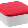 Trudeau 16 oz White Sandwich Box 1 pk