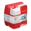 Trudeau Red/White Food To Go Container 1 pk
