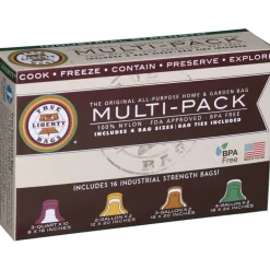 True Liberty Bags Multipack Assorted Clear Food Storage Bag 16 pk