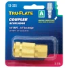 Tru-Flate Brass Air Coupler 1/4 in. Female 1 pc