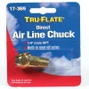 Tru-Flate Brass Air Line Chuck 1/4 in. Male 1 pc