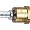 Tru-Flate Brass Air Line Swivel Fitting 1/4 in. Male 1 pc
