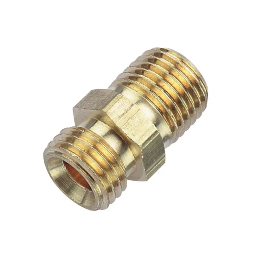 Tru-Flate Brass Ball-End Adapter 1/4 in. Male 1 pc