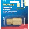 Tru-Flate Brass Quick Change Coupler 1/4 in. FPT 1 pc