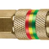 Tru-Flate Brass U-Style Universal Coupler 1/4 in. Female 1 pc. (Pack of 10)