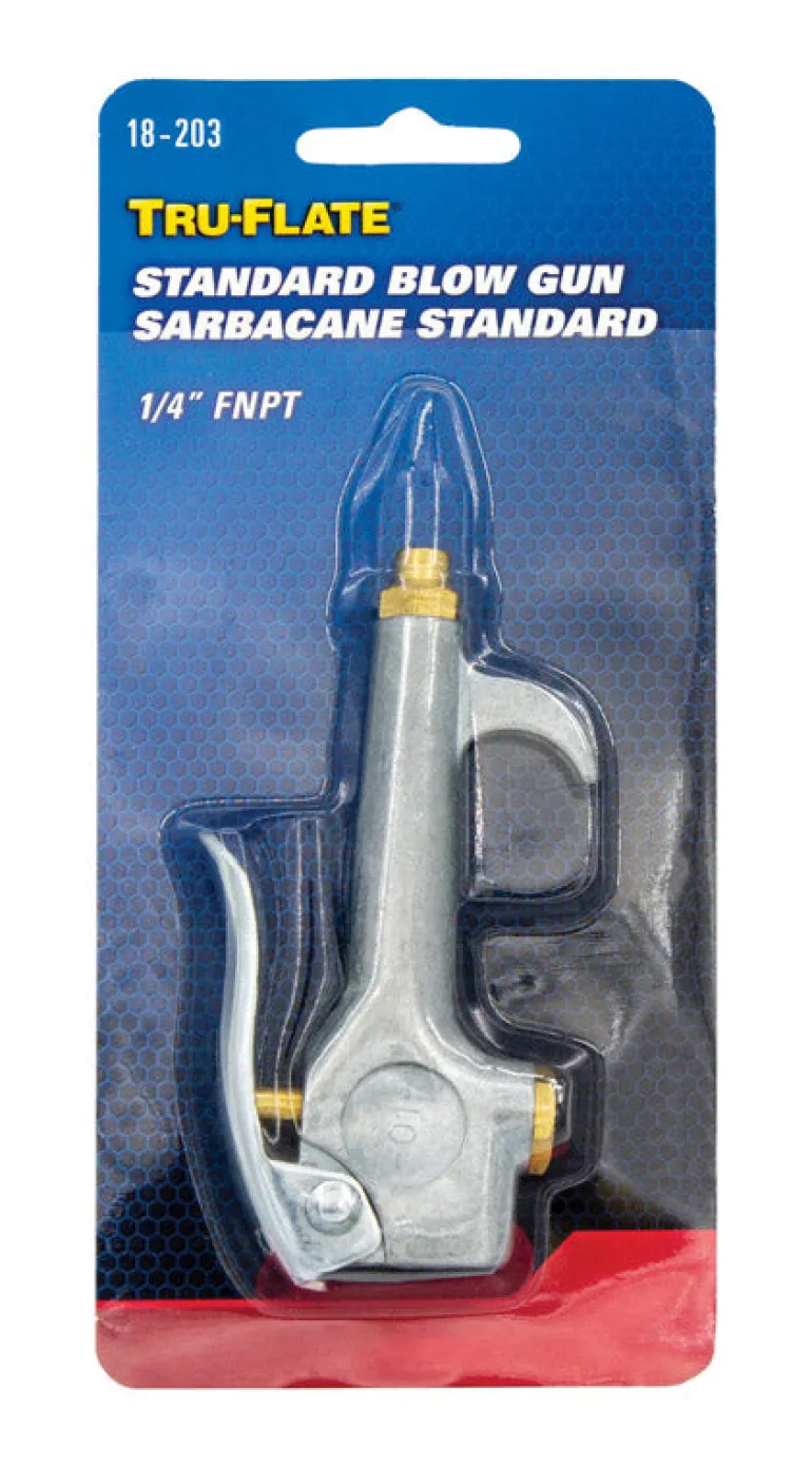 Tru-Flate Steel Air Blow Gun 1/4 in. FNPT