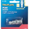 Tru-Flate Steel Air Plug 1/4 in. Male 1 pc