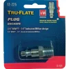 Tru-Flate Steel Air Plug 1/4 in. Male NPT 1 pc. (Pack of 10)
