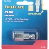 Tru-Flate Steel Air Plug 1/4 in. Female 1 pc