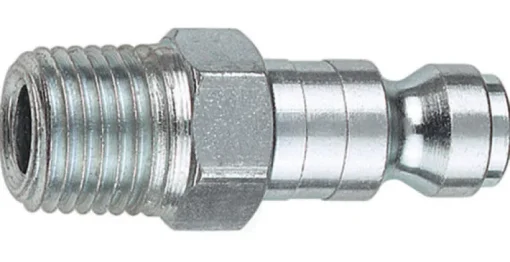 Tru-Flate Steel Air Plug 3/8 in. Male 1 pc. (Pack of 10)