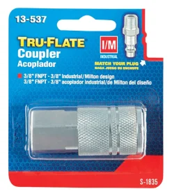 Tru-Flate Steel Quick Change Coupler 3/8 in. Female 1 pc
