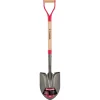 Truper Tru-Tough 41 in. Steel Round Digging Shovel Wood Handle (Pack of 6)