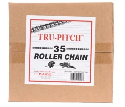 Tru-Pitch Daido Steel Roller Chain 1/8 in. D X 1/2 in. L No. 35