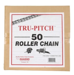 Tru-Pitch Daido Steel Roller Chain 1/4 in. D X 3/4 in. L No. 50